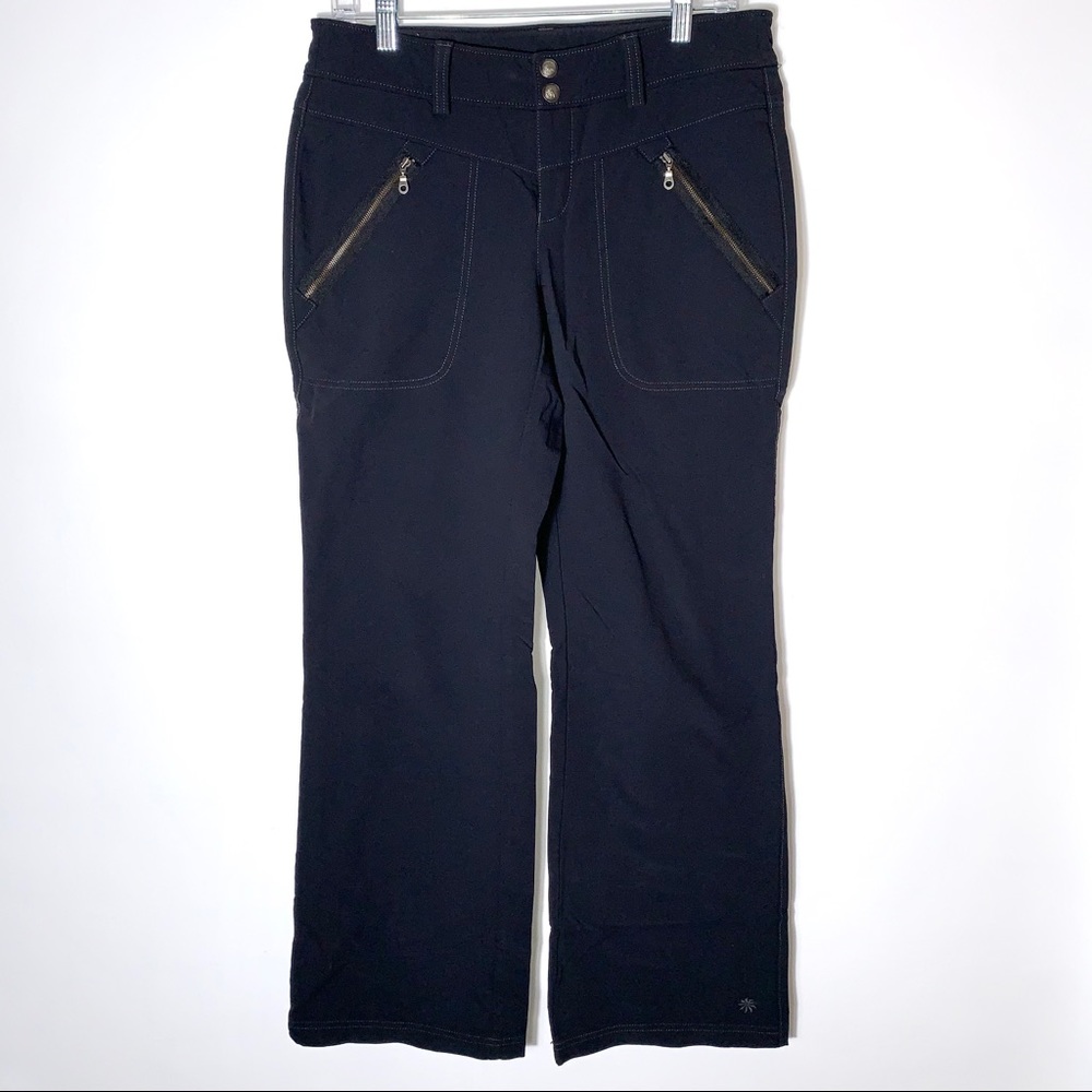 Athleta Bettona Cargo Yoga Fleece Pants Size 8